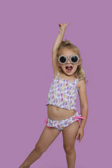 SWEET SUMMER DREAM SMOCKED TANKINI TWO PIECE SWIM SUIT from DREAM BIG LITTLE CO