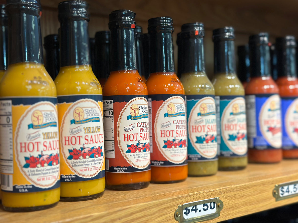 Stello Foods - Rosie's Yellow Hot Sauce 6 oz from Stello Foods