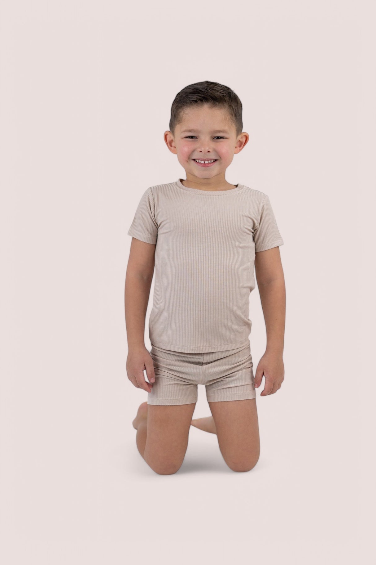 TOTALLY TAN RIB DREAM SHORT SET from DREAM BIG LITTLE CO