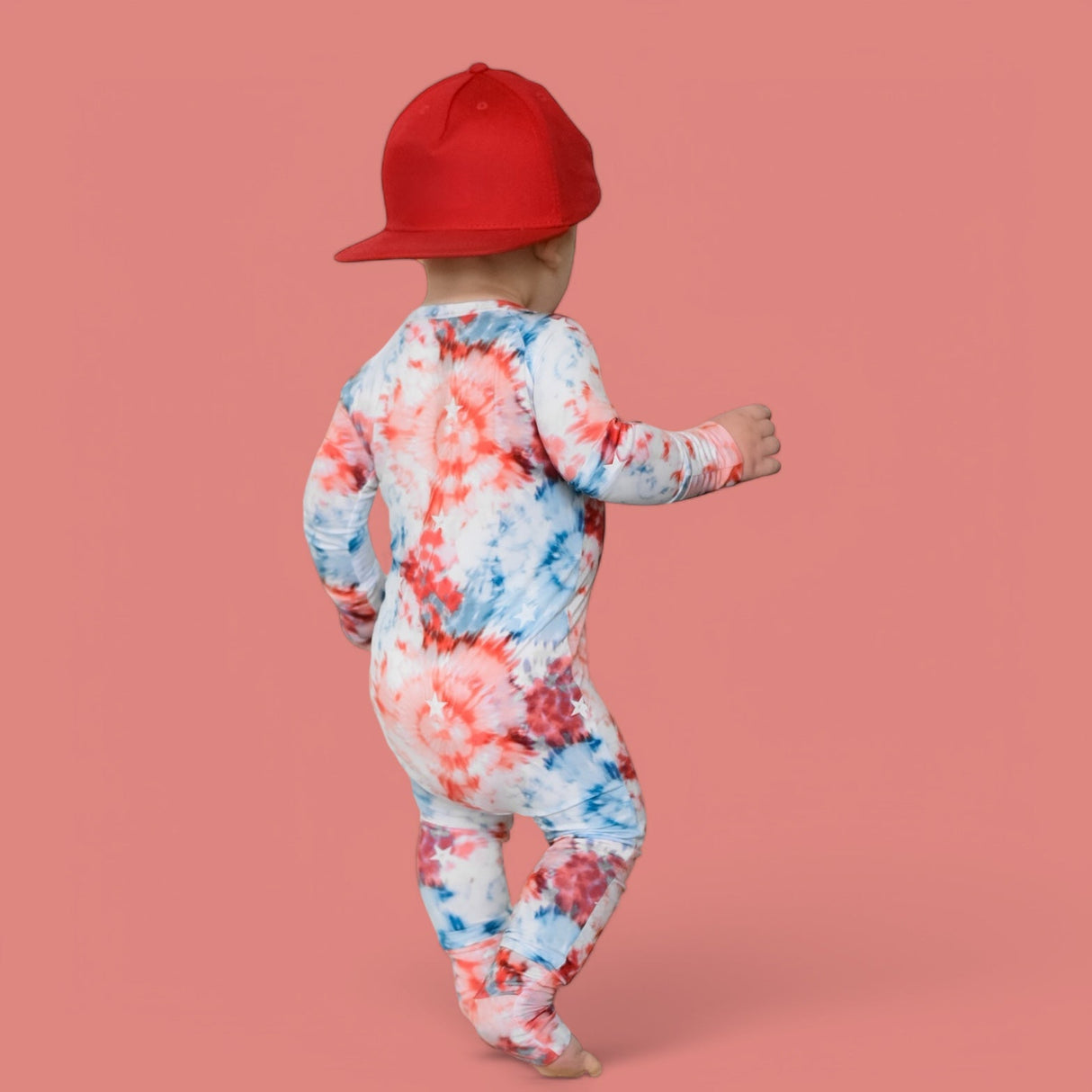 STARRY TIE DYE DREAM ROMPER from DREAM BIG LITTLE CO