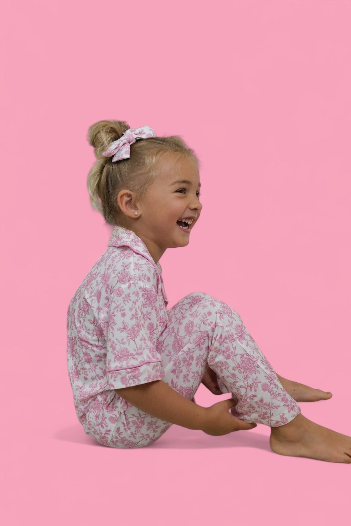 ROSEWOOD TOILE DREAM GIRL'S FLARE SET from DREAM BIG LITTLE CO