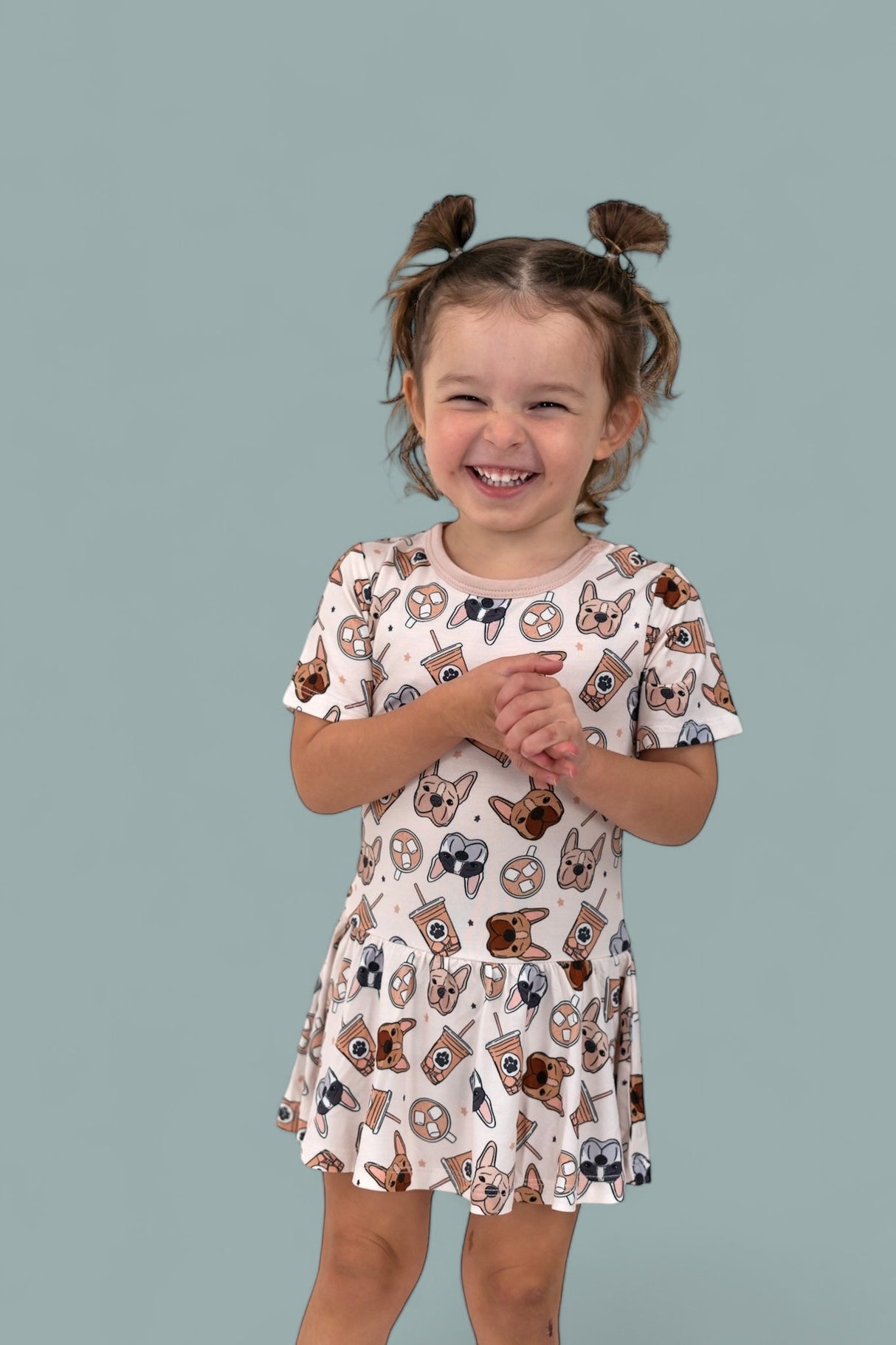 EXCLUSIVE PUP CUPS DREAM BODYSUIT DRESS from DREAM BIG LITTLE CO