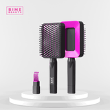 Self-cleaning 3D Deluxe Rectangular Hair Brush From BimeBeauty