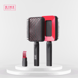 Self-cleaning 3D Deluxe Rectangular Hair Brush From BimeBeauty