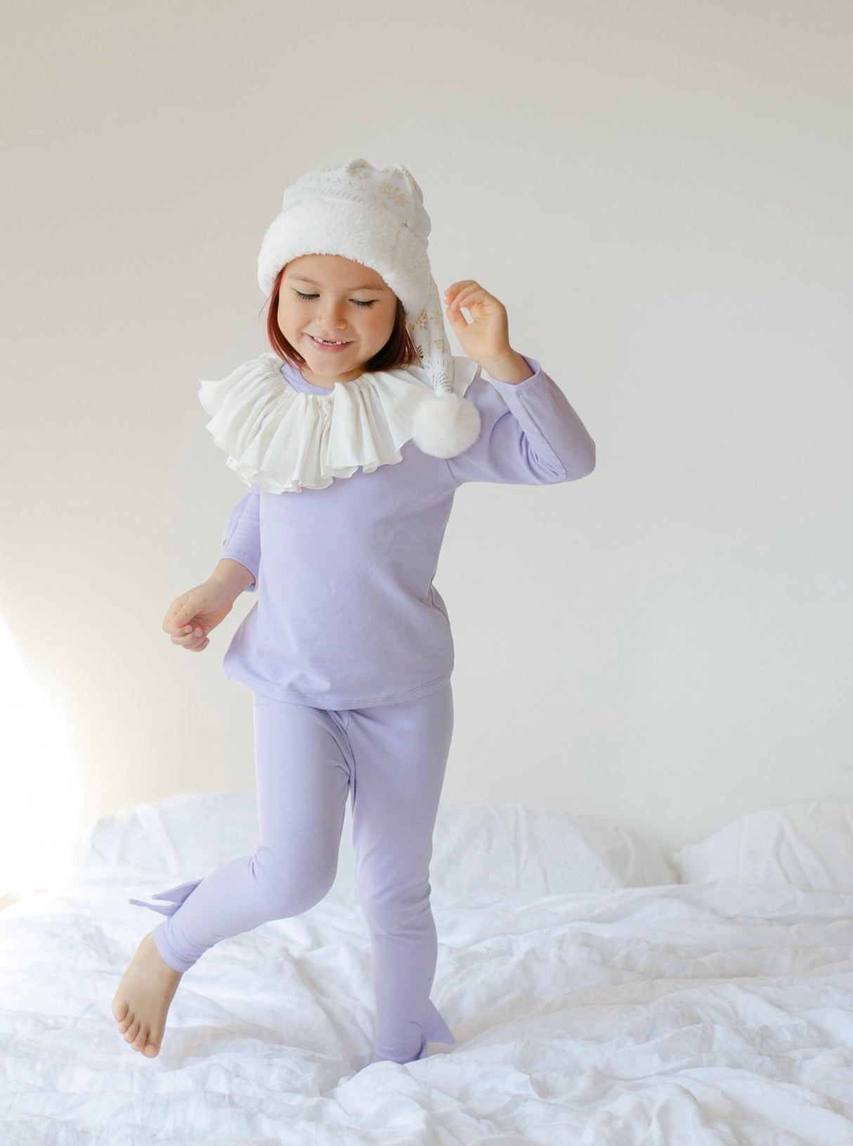 Pastel Purple Holiday Elf Pajama Costume from Band of the Wild