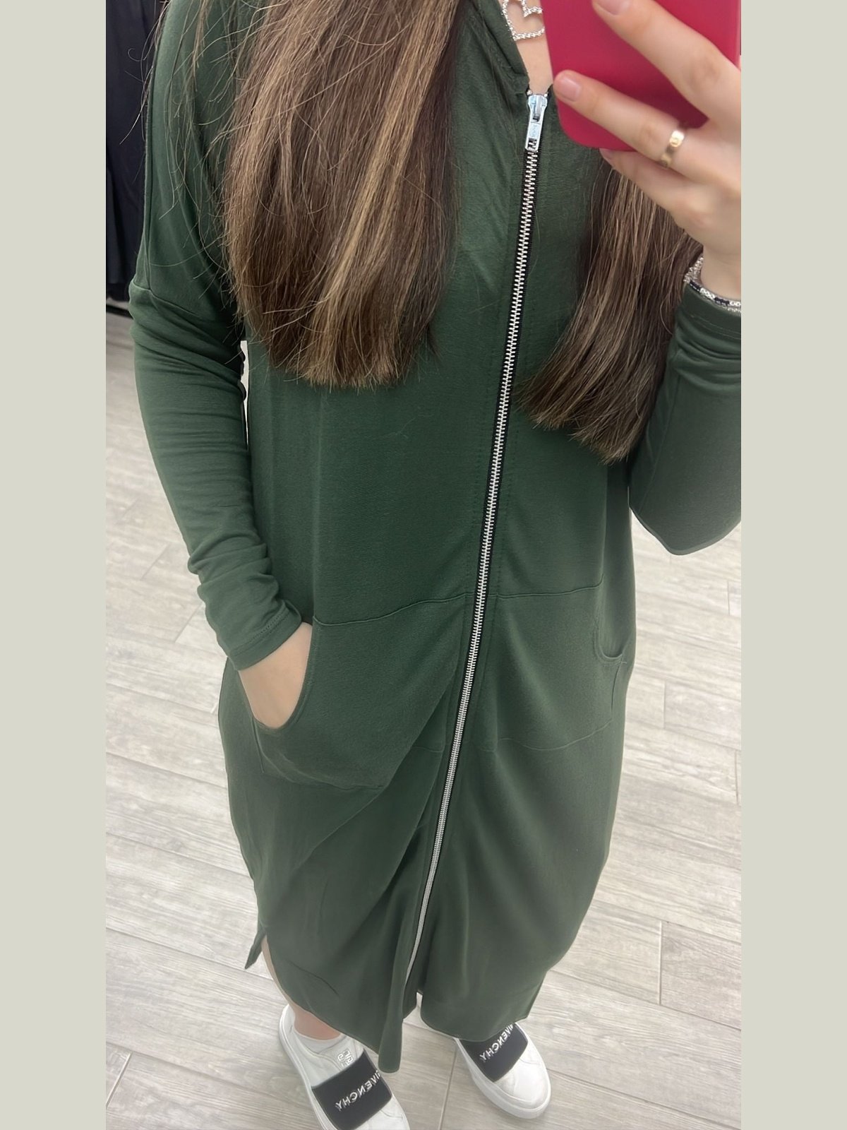 Easy Zip up Dress From Drama NYC Plus
