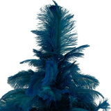 Blue Ostrich Feather Christmas Tree from Lee Display