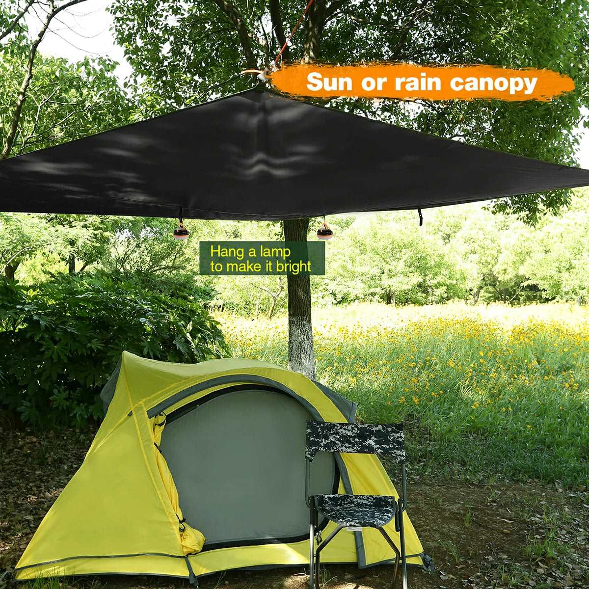 Lightweight Camping Tarp,Waterproof Tarp Shelter From Redcamp