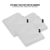 Instant Canopy 10x6.2ft Sidewall for 10x10ft Pop Up Canopy From Redcamp