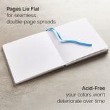 Watercolor Paper Sketchbook 5.5x5.5 24 Pages from KINGART