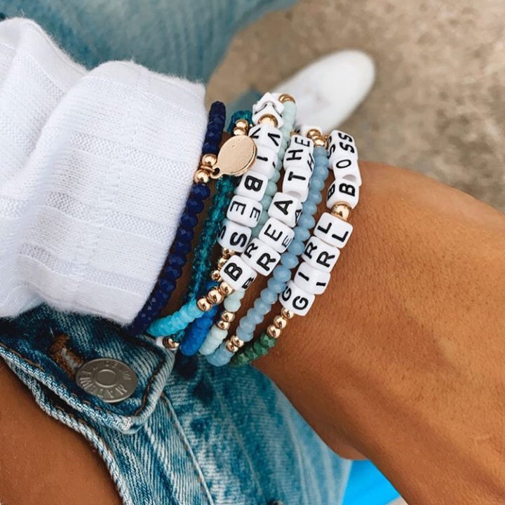 GOOD VIBES - Crystal Bracelet from Ryan Porter