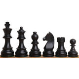 3.9" Tournament Chess Set Combo -Pieces in Ebonised boxwood with Board and Box from Royal Chess Mall