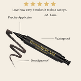 Double Ended Liquid Eyeliner for Winged Look from Epilynx Skincare and Cosmetics