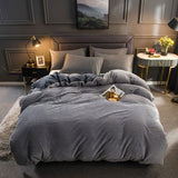 Corduroy Velvet Duvet Cover Set from Moderny