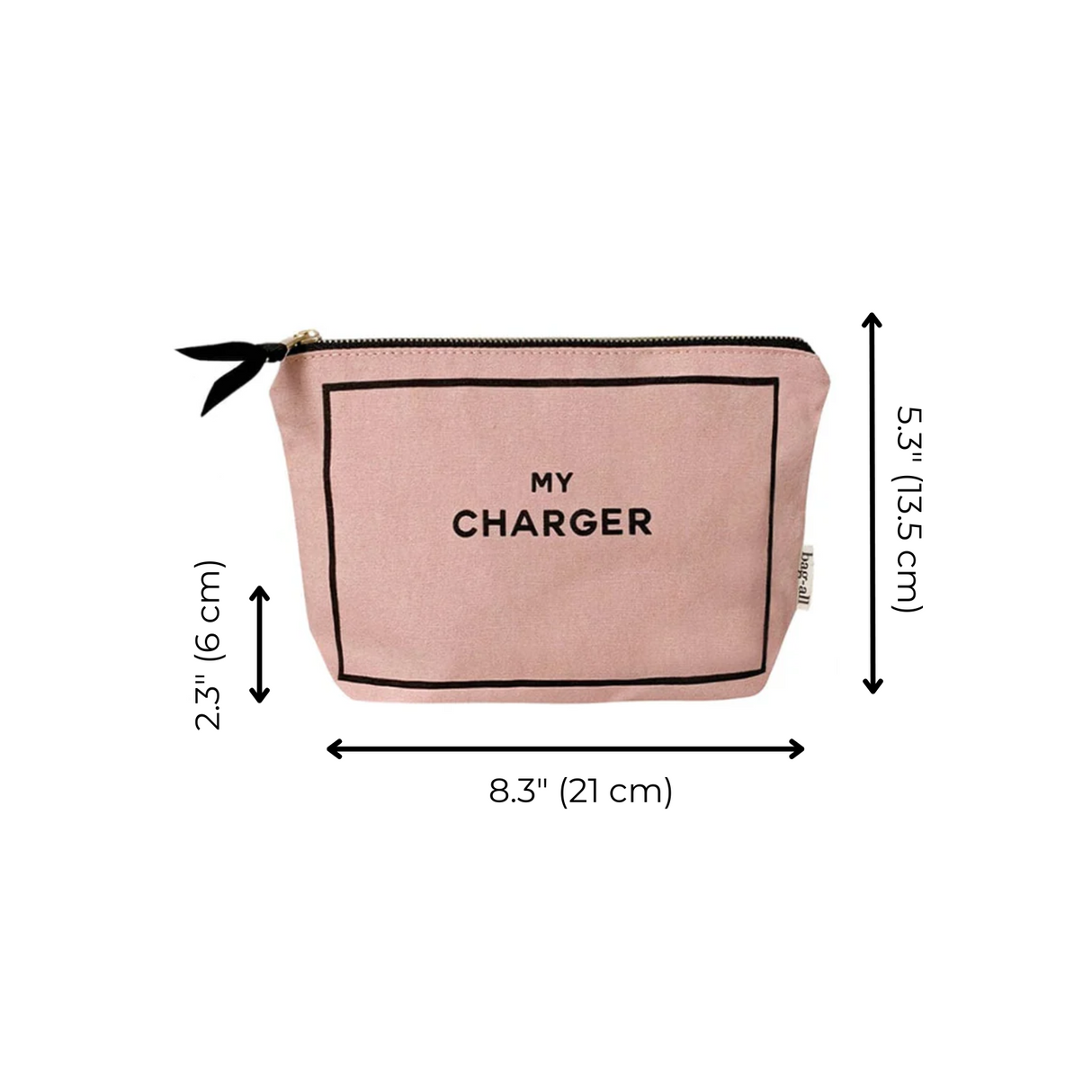 Charger Pouch, Pink/Blush From Bag-all