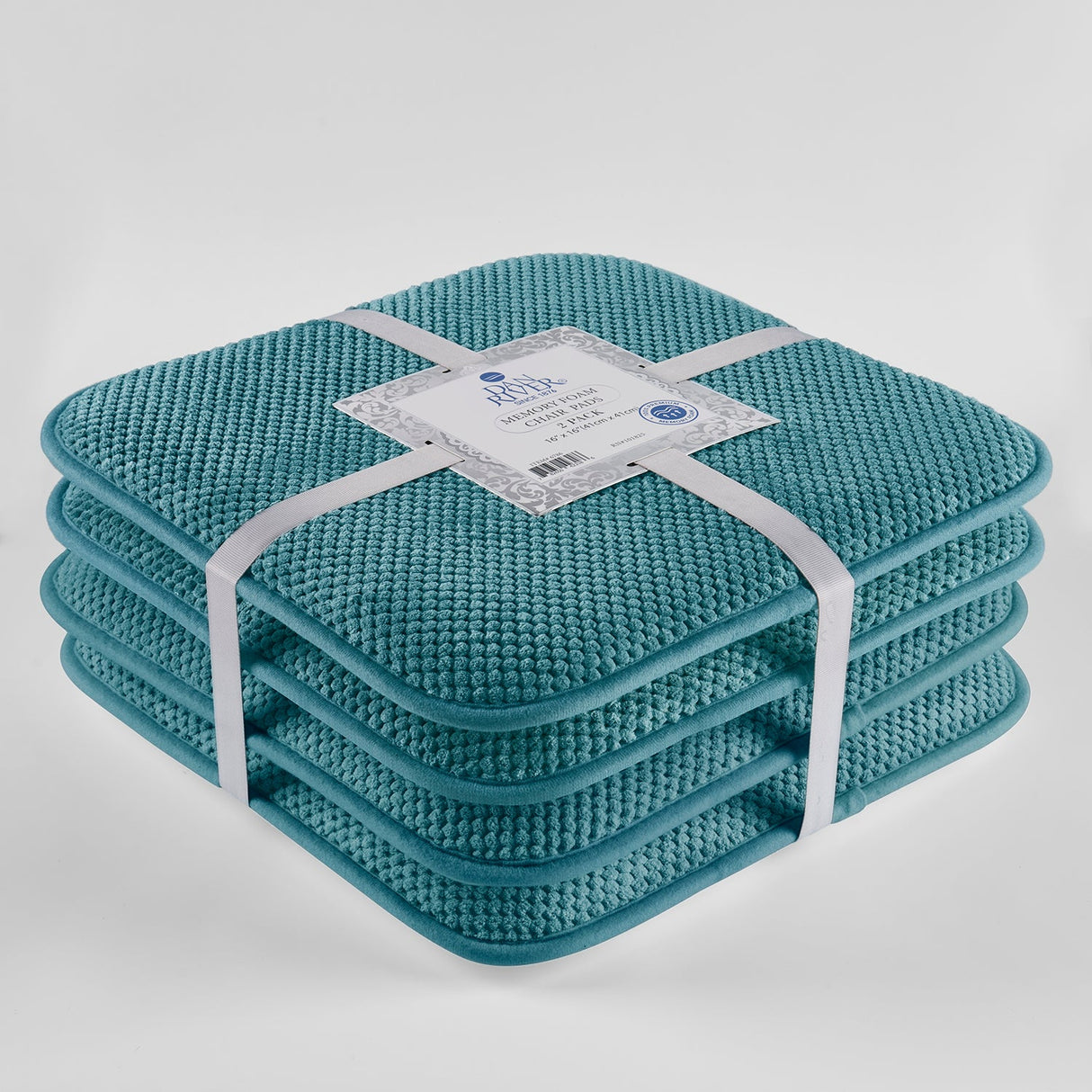 Dan River 2-4 Pack Memory Foam Non-Slip 16x16'' Chair Cushion Pad from Bed Bath Fashions