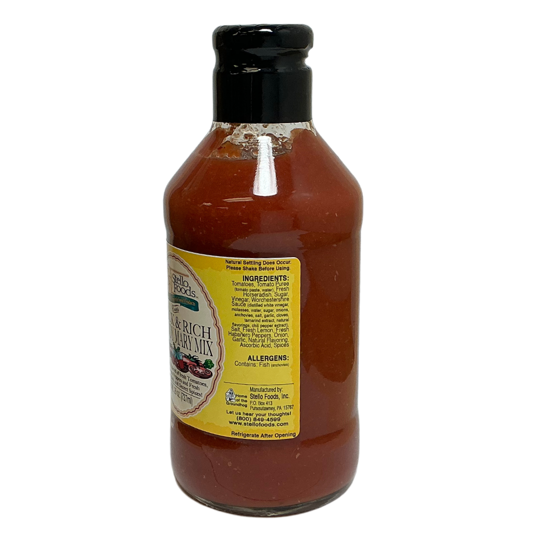 Stello Foods - Rosie's Thick & Rich Bloody Mary Mix 26 oz from Stello Foods