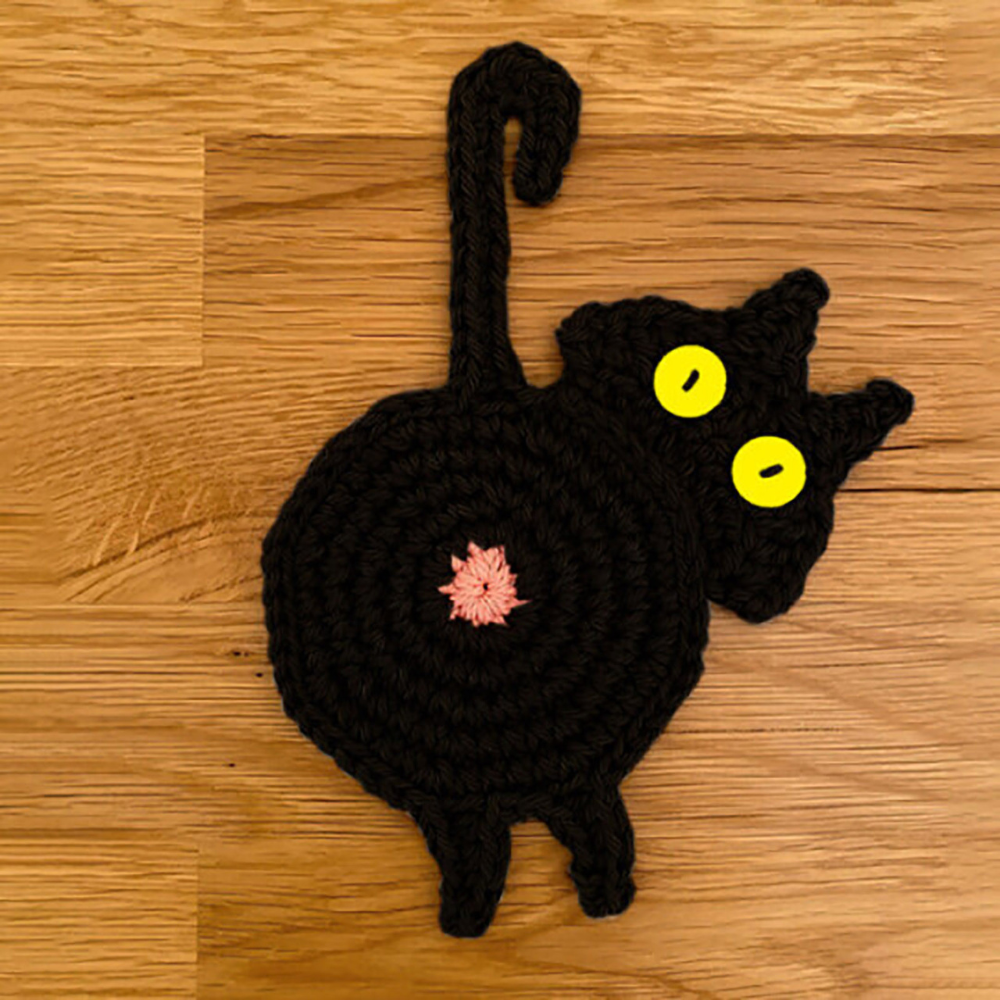 Cat Butt Coaster from Moderny