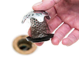 TubShroom Ultra (Stainless) Plus StopShroom® Plug Combo for Tub Drains from TubShroom.com