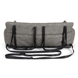 PupProtector™ Faux Leather Memory Foam Dog Car Bed - Slate Gray From Paw.com