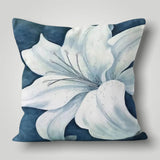Grey Flower Cushion Cover from Moderny