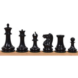Jacques Cook Staunton Collectors Chess Set- Chess Pieces Only - Ebony Wood - 3.75" From Royal Chess Mall