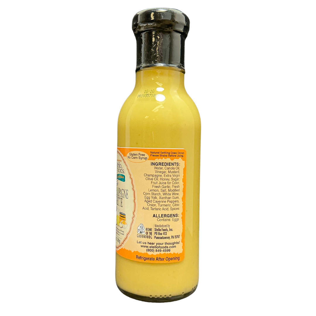 Stello Foods - Rosie's Honey Champagne Vinaigrette 12 oz from Stello Foods