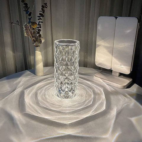 Rose Crystal Lamp from Moderny