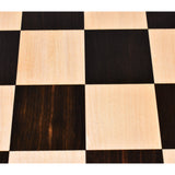 Solid 19" Inlaid Ebony & Maple Wood Chess board - Square of 50 mm From Royal Chess Mall