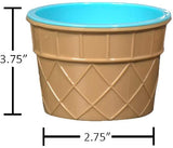 Ice Cream Bowls And Spoons - 2 Orange 2 Pink 2 Light Green 2 Sky Blue from Hammont