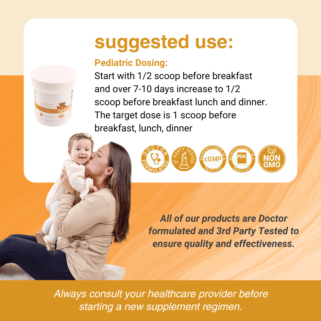 Digestive Enzymes Jr. Powder from Serawise