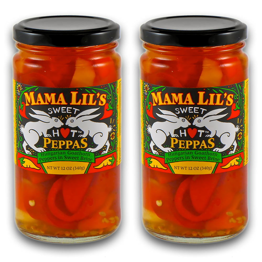 Mama Lil's Sweet Hot Pickled Peppers - 12oz. from Mama Lil's