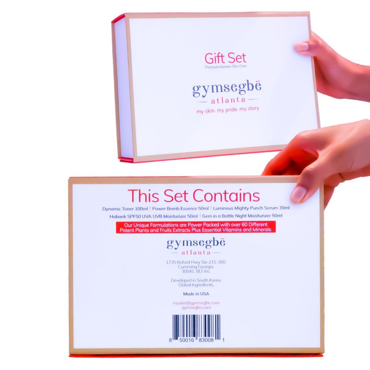 Full Size Korean Skincare Regimen Kit from gymsegbë