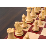 Jacques Cook Staunton Collectors Chess Set- Chess Pieces Only- Bud Rosewood 1849 - 3.75" From Royal Chess Mall