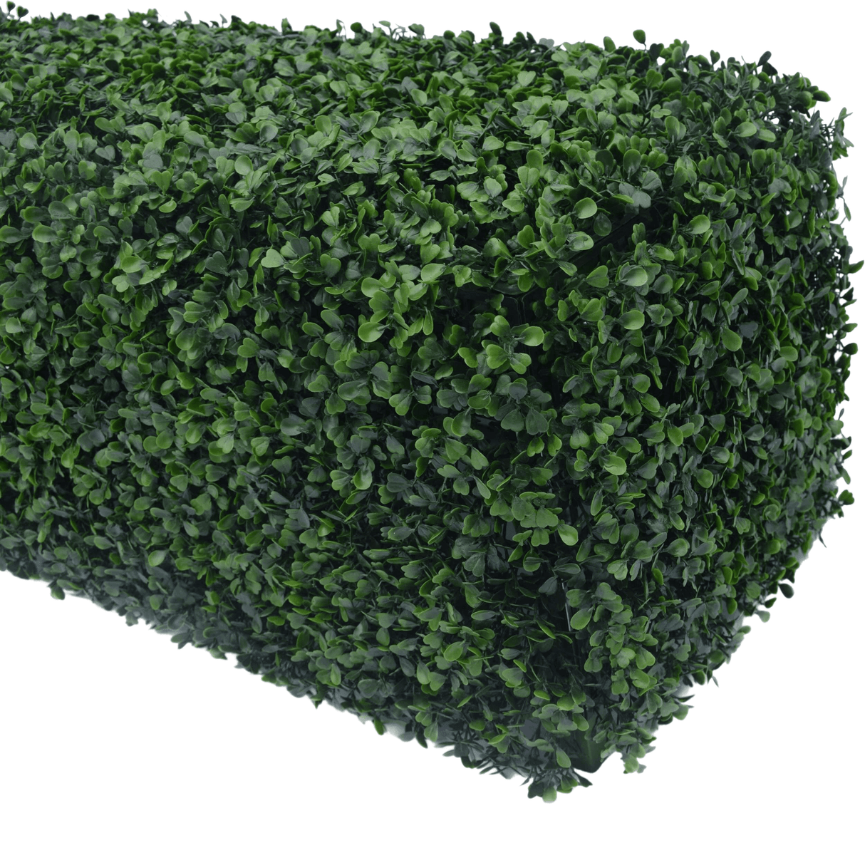 Dark Artificial Boxwood Hedge 40"L x 10"H Commercial Grade UV Resistant from Designer Plants USA