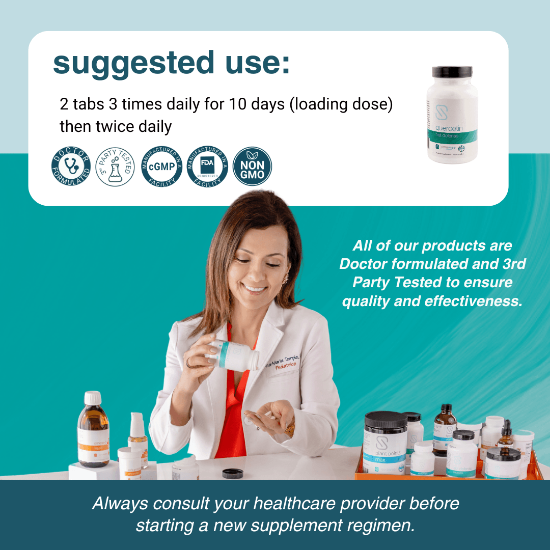 Quercetin Hist Defense | 120 Capsules from Serawise