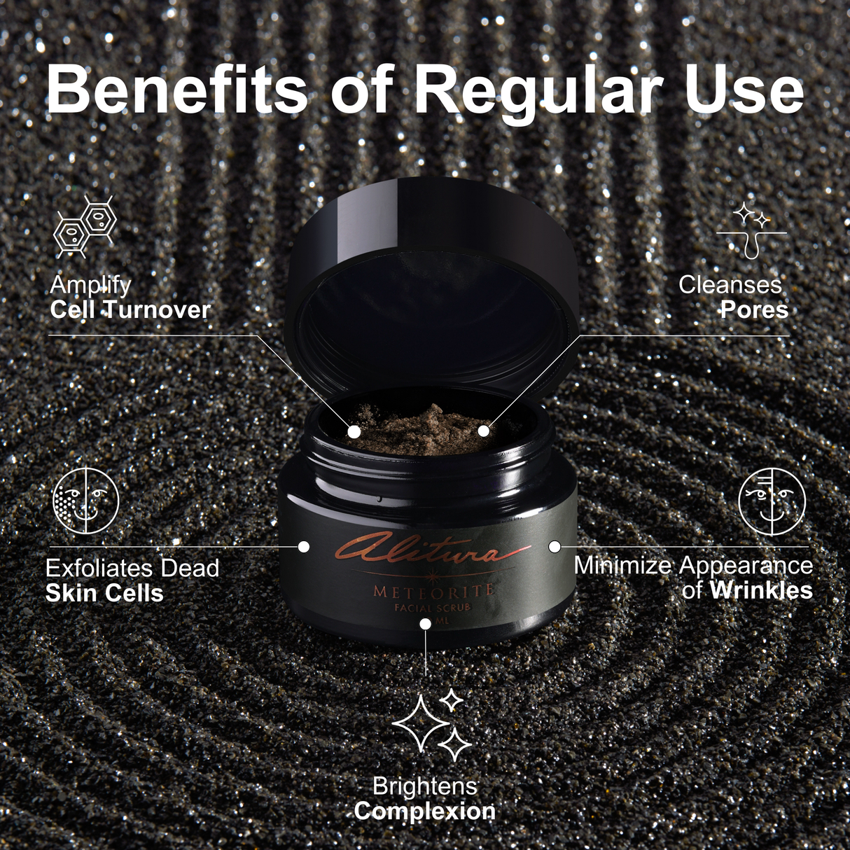 The Meteorite Facial Scrub From Alitura
