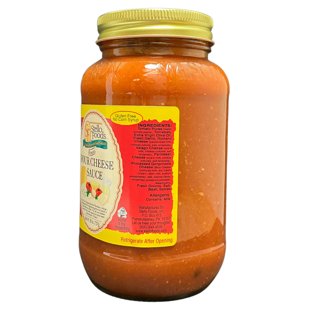 Stello Foods - Rosie's Four Cheese Pasta Sauce 26 oz From Stello Foods
