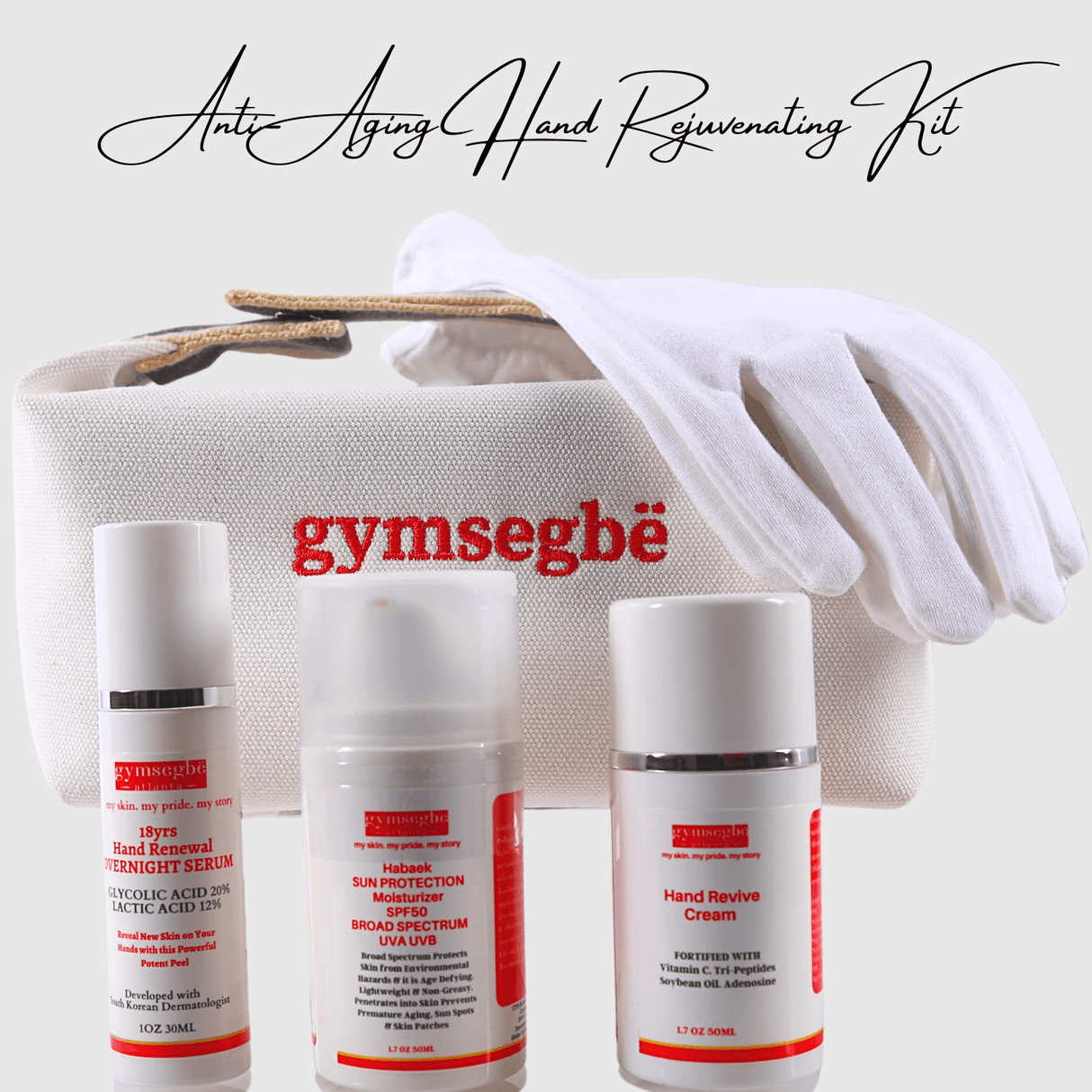 Hand Rejuvenating Anti-Aging Kit from gymsegbë