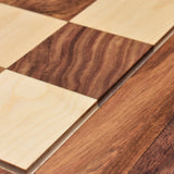 21" Drueke Style Golden Rosewood & Maple Wood Chess board - 55 mm square - Matt Finish from Royal Chess Mall