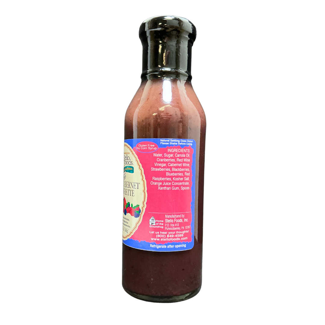 Stello Foods - Rosie's Berry Cabernet Vinaigrette 13 oz From Stello Foods