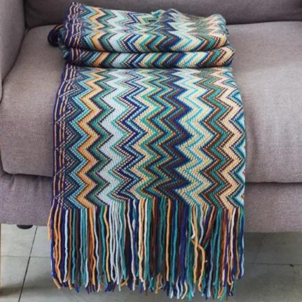 Vintage Bohemian Blanket from Moderny