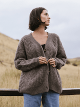 Oversized Cable Knit Cardigan from Cozy Earth