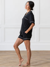 Women's Bamboo Stretch-Knit Short Sleeve Pajama Set from Cozy Earth