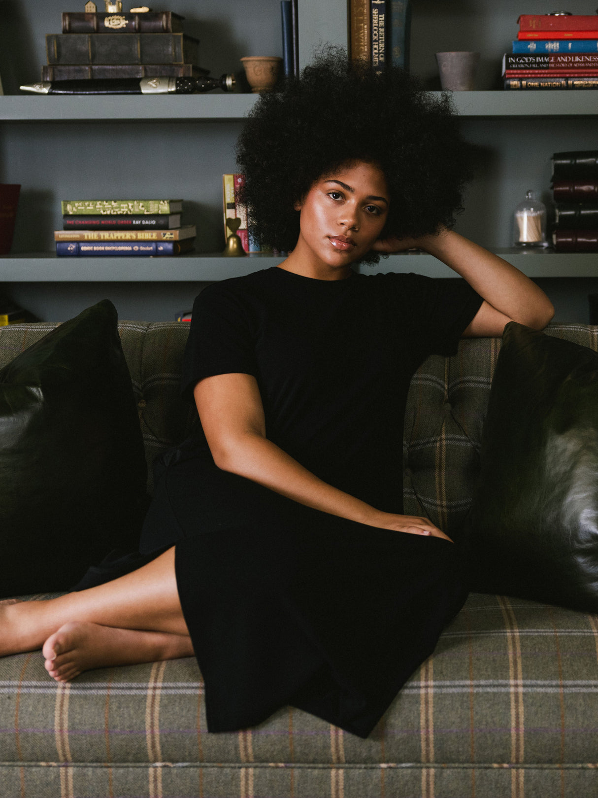 Women's Brushed Bamboo Midi Dress from Cozy Earth