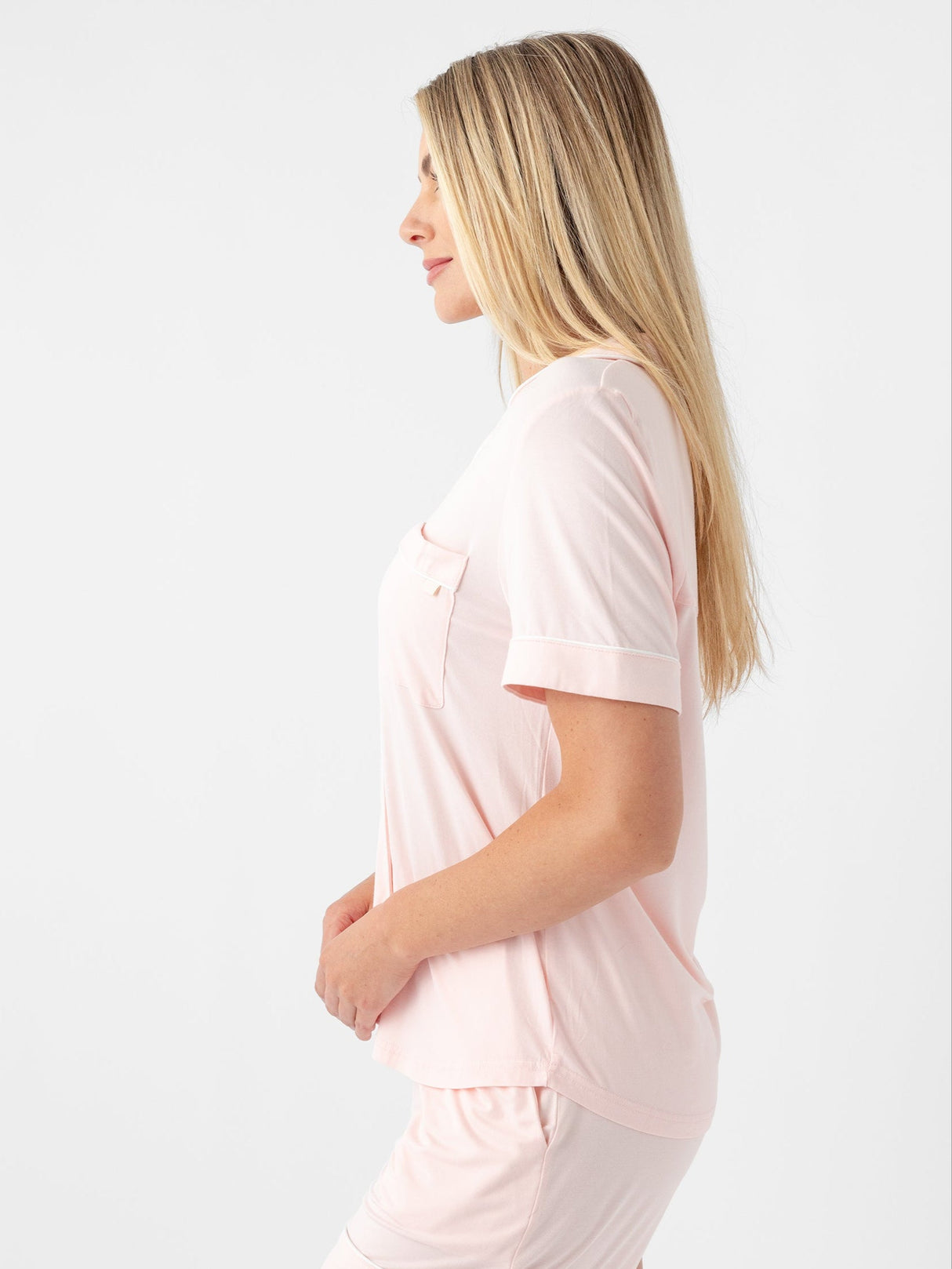 Women's Bamboo Stretch-Knit Short Sleeve Pajama Set from Cozy Earth
