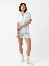 Women's Bamboo Stretch-Knit Short Sleeve Pajama Set from Cozy Earth