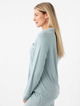 Women's Bamboo Stretch-Knit Long Sleeve Pajama Set from Cozy Earth