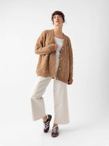 Oversized Cable Knit Cardigan from Cozy Earth