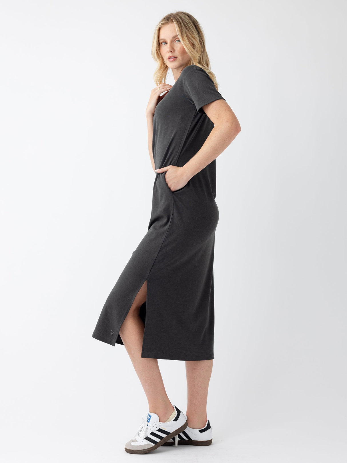 Women's Brushed Bamboo Midi Dress from Cozy Earth